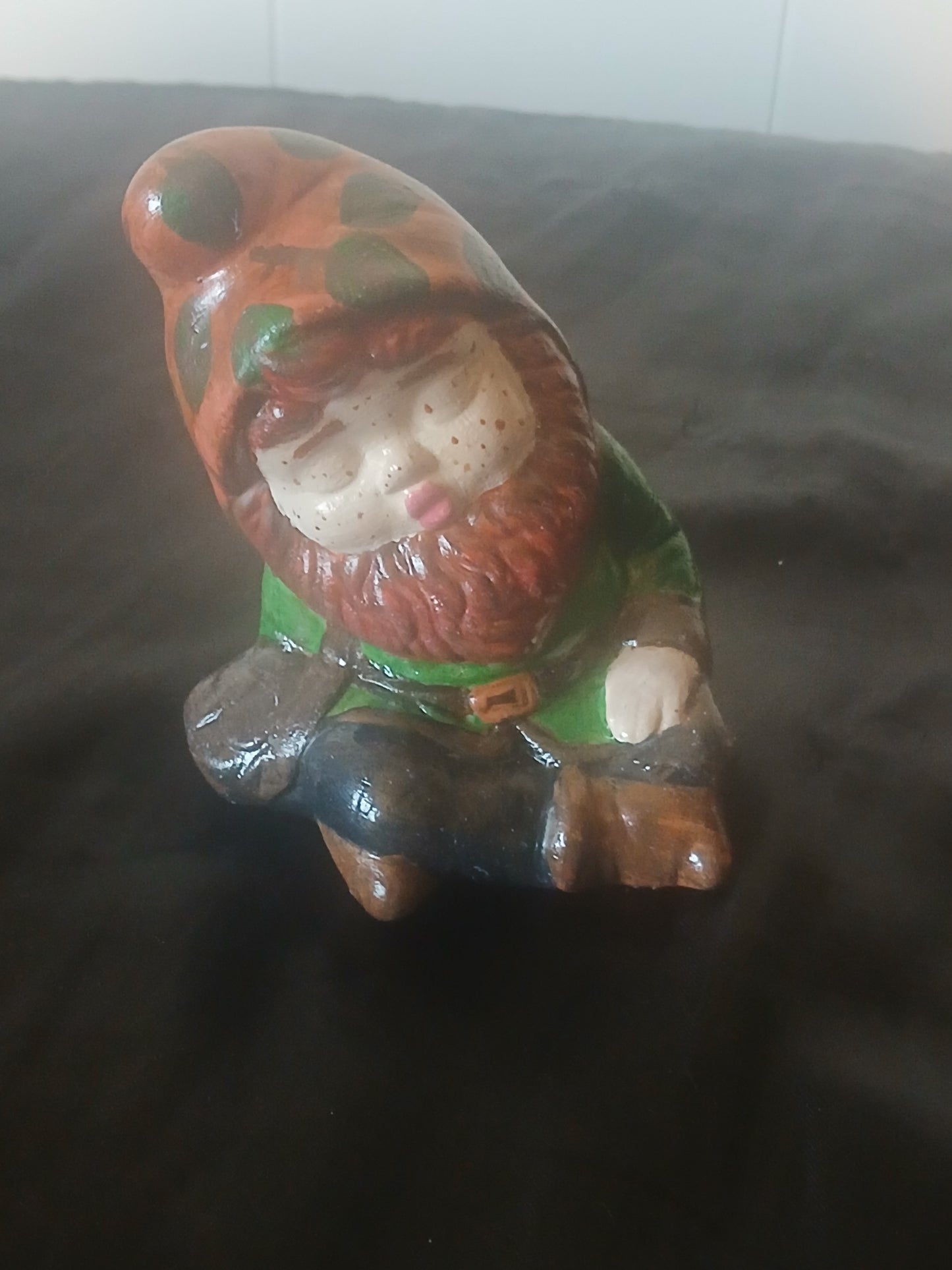 Sleepy Freckled Garden Gnome